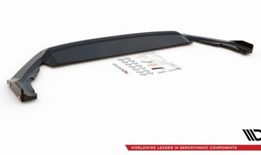 Спойлер переднего бампера с накладками Skoda Octavia RS MK4 вер.2 фото