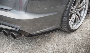 Боковые накладки заднего бампера Audi S6 / A6 S-line C7 FL фото