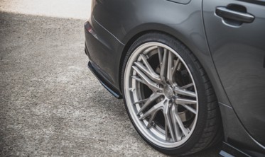 Боковые накладки заднего бампера Audi S6 / A6 S-line C7 FL фото