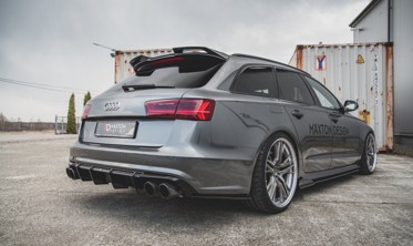 Диффузор заднего бампера Audi S6 / A6 S-LINE / A6 C7 FL фото