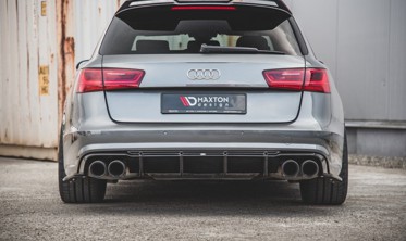 Диффузор заднего бампера Audi S6 / A6 S-LINE / A6 C7 FL фото