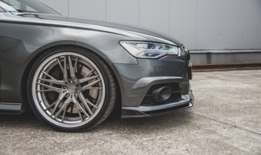 Диффузор для тюнинга переднего бампера Audi S6 / A6 S-line C7 FL фото