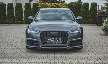 Накладка переднього бампера Audi S6 / A6 S-line C7 FL фото