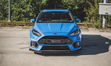 Дифузор переднього бампера Racing з бічними накладками Ford Focus RS MK3 фото