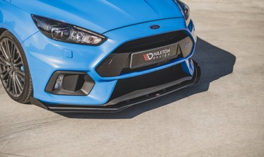 Дифузор переднього бампера Racing з бічними накладками Ford Focus RS MK3 фото