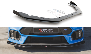 Дифузор переднього бампера Racing з бічними накладками Ford Focus RS MK3 фото