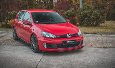 Спойлер переднего бампера Racing Volkswagen Golf GTI MK6 фото