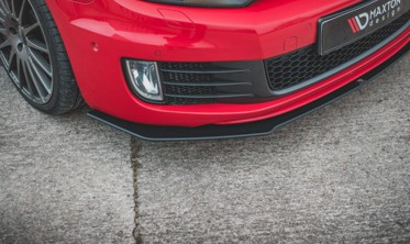 Спойлер переднего бампера Racing Volkswagen Golf GTI MK6 фото