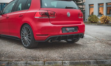 Боковые накладки заднего бампера Racing Volkswagen Golf GTI MK6 фото