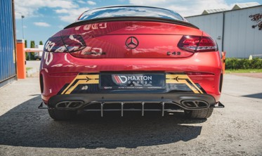 Накладка заднього бампера Racing Mercedes AMG C43 COUPE C205 фото