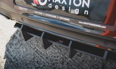 Накладка заднього бампера Racing Mercedes AMG C43 COUPE C205 фото