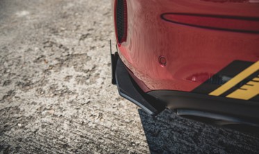 Боковые накладки заднего БАМПЕРА RACING Mercedes AMG C43 COUPE C205 фото
