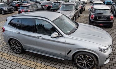 пороги (подножки боковые) BMW X3 G01 фото