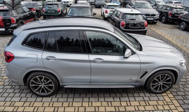 пороги (подножки боковые) BMW X3 G01 фото