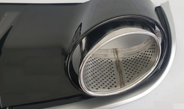 Диффузор заднего бампера с насадками Audi A4 B8 седан / универсал  фото