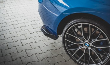 Комплект боковых накладок заднего бампера Racing BMW M135I F20 фото