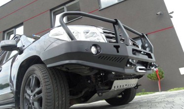 Защитная дуга для силового бампера Toyota Land Cruiser J200 фото