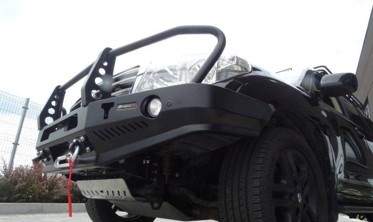Защитная дуга для силового бампера Toyota Land Cruiser J200 фото