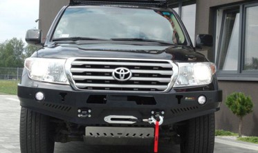 Силовой передний бампер Toyota Land Cruiser J200 фото