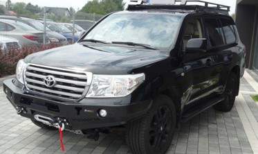 Силовой передний бампер Toyota Land Cruiser J200 фото