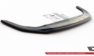 Диффузор тюнинговый под передний бампер VW Golf 8 GTI / R-Line вер.4 фото