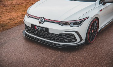 Тюнінгова накладка під передній бампер VW Golf 8 GTI/R-Line вер.5 фото
