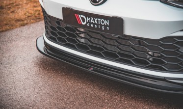 Тюнінгова накладка під передній бампер VW Golf 8 GTI/R-Line вер.5 фото
