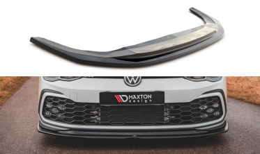 Тюнинговая накладка под передний бампер VW Golf 8 GTI / R-Line вер.5 фото