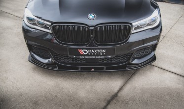 Тюнинговая накладка под передний бампер BMW 7 серии G11 M-pack вер. 2 фото