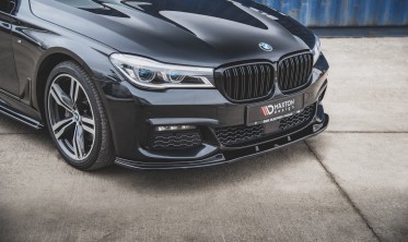 Тюнинговая накладка под передний бампер BMW 7 серии G11 M-pack вер. 2 фото