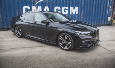 Накладки под боковые пороги BMW 7 G11 М-пакет фото