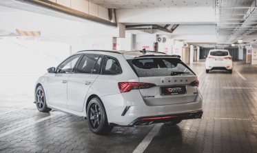 Боковые накладки заднего бампера Skoda Octavia RS MK4 фото