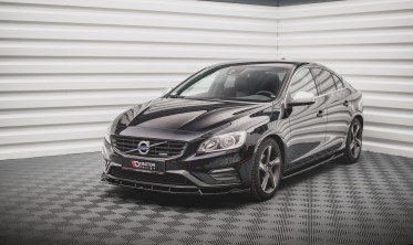Диффузор переднего бампера Volvo S60 R-design MK2 FL вер.1 фото