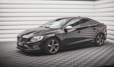Накладки под боковые пороги Volvo S60 R-design MK2 фото