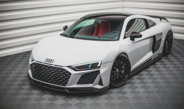 Тюнинговая накладка переднего бампера Audi R8 MK2 рестайл фото