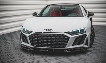 Тюнинговая накладка переднего бампера Audi R8 MK2 рестайл фото