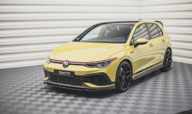 Тюнинговая накладка переднего бампера Volkswagen Golf 8 GTI Clubsport вер. 2 фото