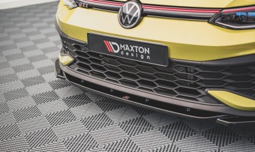 Тюнинговая накладка переднего бампера Volkswagen Golf 8 GTI Clubsport вер. 2 фото
