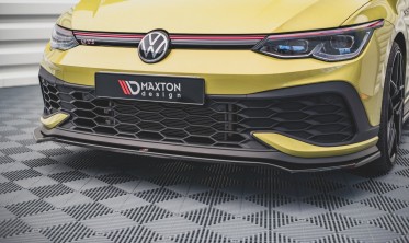 Диффузор переднего бампера Volkswagen Golf 8 GTI Clubsport вер. 3 фото