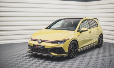 Диффузор переднего бампера Volkswagen Golf 8 GTI Clubsport вер. 3 фото