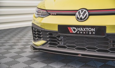 Диффузор переднего бампера Volkswagen Golf 8 GTI Clubsport вер. 3 фото