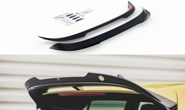 Тюнинговая накладка на спойлер Volkswagen Golf 8 R / GTI Clubsport фото