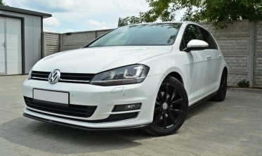 Накладки під бічні пороги Volkswagen Golf VII дорестайл фото
