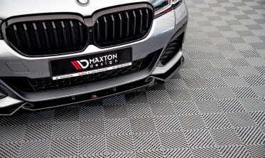 Тюнинговая накладка переднего бампера BMW 5 G30 рестайл M-pack вер. 1 фото