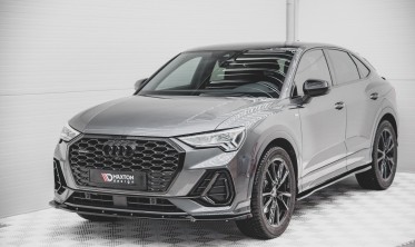 Накладка під передній бампер Audi Q3 Sportback S-line фото
