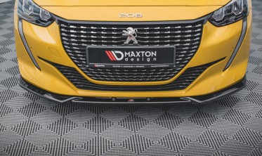 Передняя накладка бампера Peugeot 208 MK2 вер. 2 фото