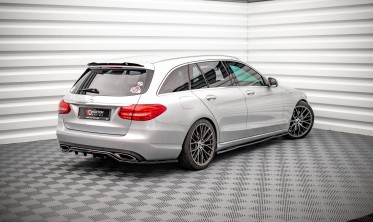 Накладка (дифузор) заднього бампера Mercedes C W205 фото