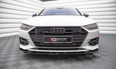 Тюнінгова накладка під передній бампер Audi A7 C8 вер. 2 фото