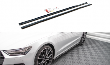 Тюнінгові дифузори під бічні пороги Audi A7 C8 фото