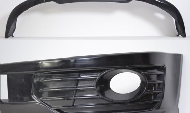 Накладка переднего бампера VW T5 в стиле Sportline (рестайл) фото
